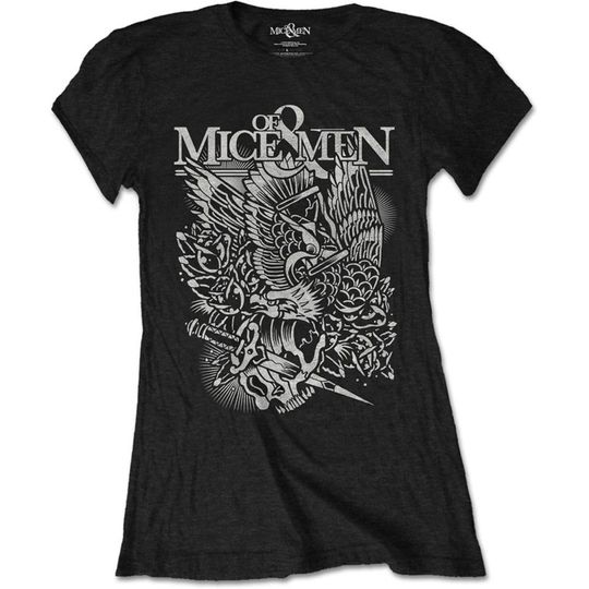 Discover Of Mice & Men Ladies Tee: Eagle