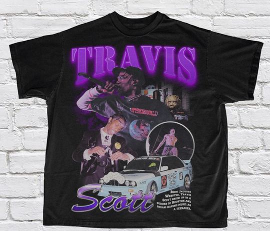 Discover Travis Scott Rap Tshirt