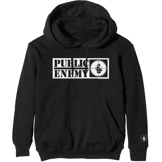 Discover Public Enemy unisex Pullover Hoodie Crosshairs Logo