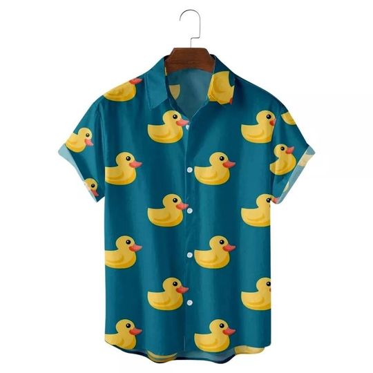 Discover Men's Rubber Duck Hawaiian Shirt