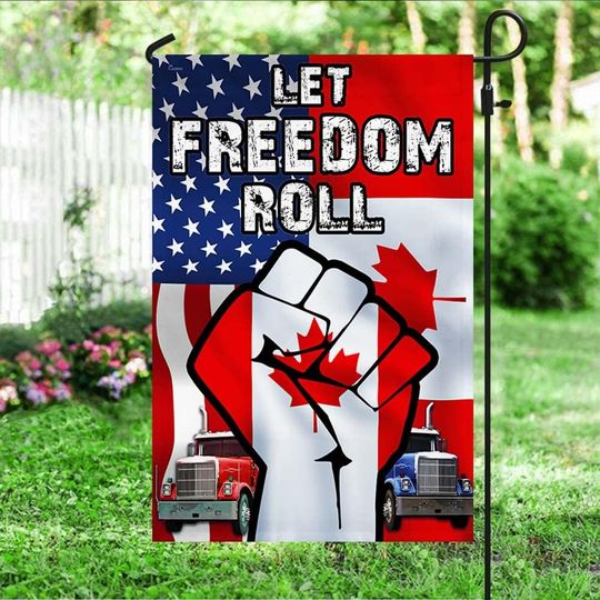 Discover Freedom Convoy 2022 Garden Flag Design