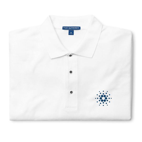 Discover Cardano Dots Embroidered Polo Shirt