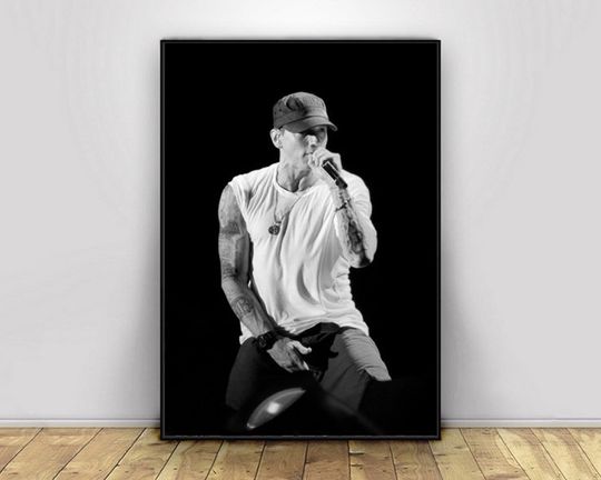 Discover Eminem, Music Singer Canvas Poster Wall Art Decor Home Decor