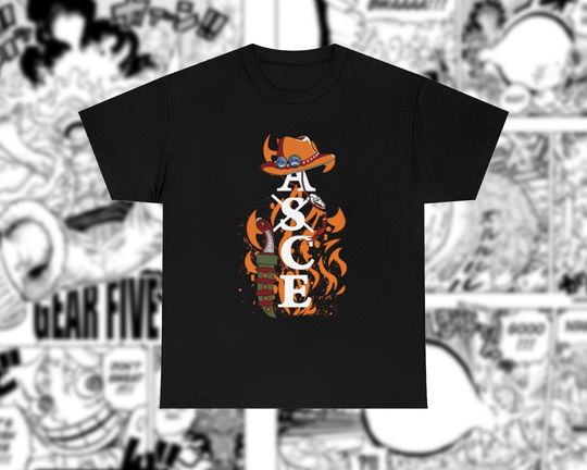 Discover Portgas D Ace Vintage T Shirt