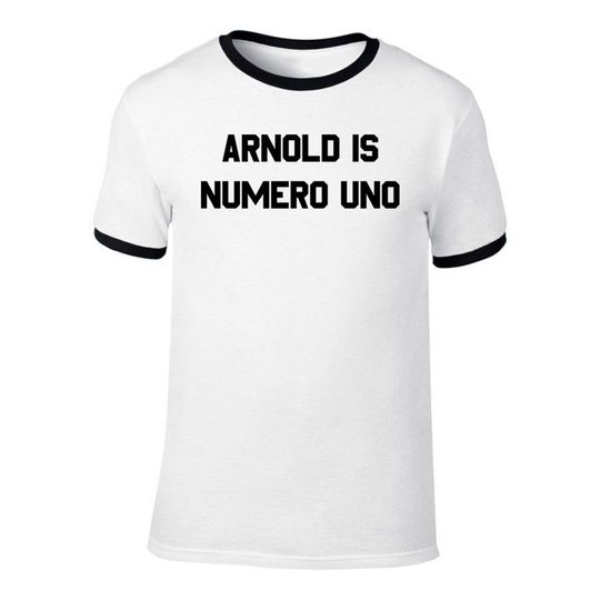 Discover Arnold Is Numero Uno Pumping Iron - T Shirt