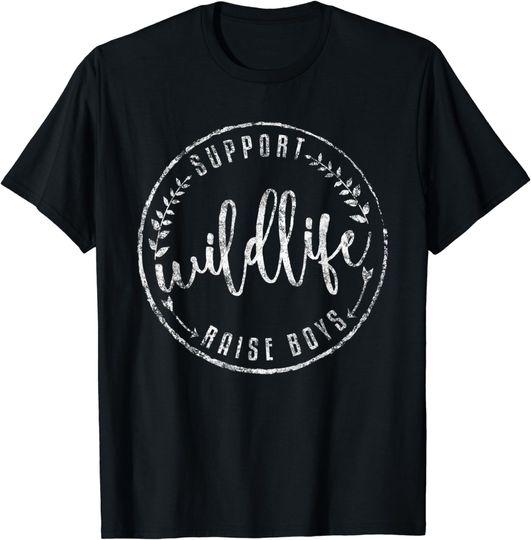 Discover Support Wildlife Raise Boys T-Shirt