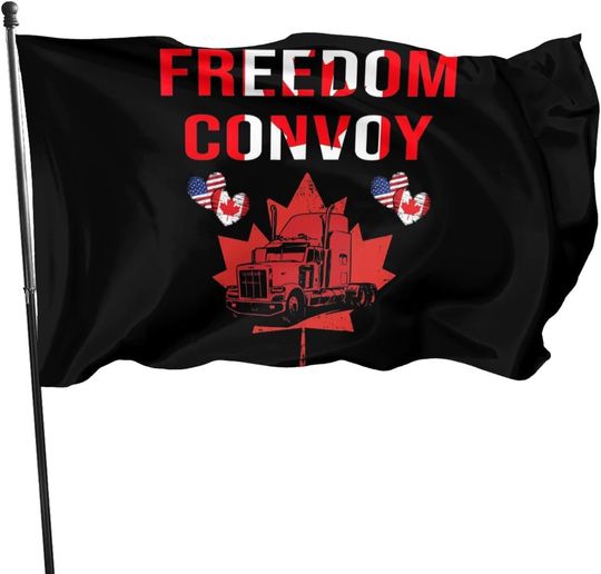Discover Flags Outdoor Freedom Convoy 2022 House Flag