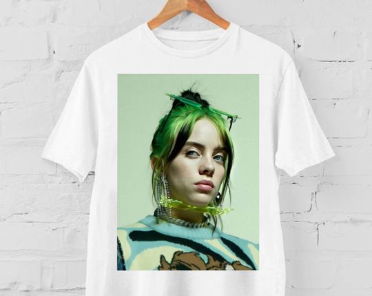 Discover Billie Eilish Cute Tshirt, Love Eilish Tshirt, Singer Tshirt