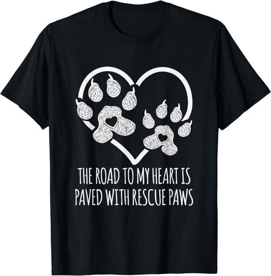 Discover Fun Rescue Dog Meme Saying Animal Adopt T-Shirt