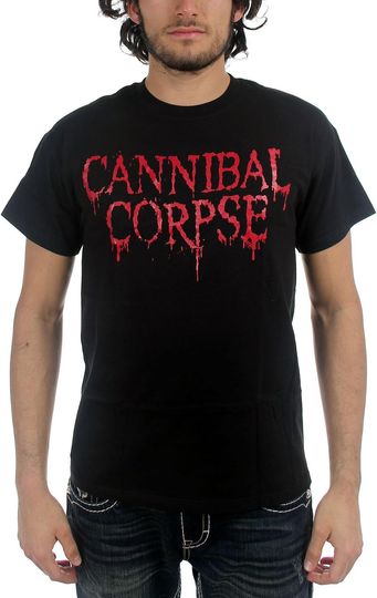 Discover Cannibal Corpse Men's Logo T-Shirt Black