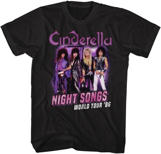 Discover Cinde Rock Band Night Songs Tour T-Shirt