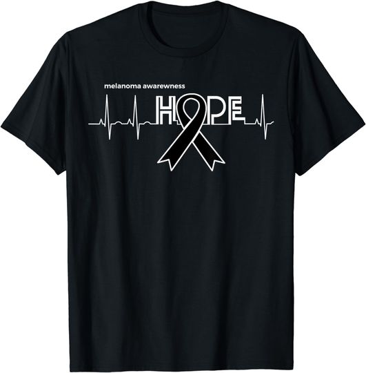 Discover Melanoma Month Products Ribbon Skin Cancer Awareness T-Shirt