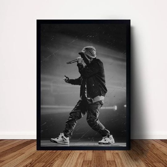 Discover Eminem Music Poster Canvas Wall Art Home Decor