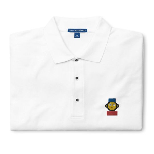 Discover OnChain Monkey P2 Embroidered Polo Shirt