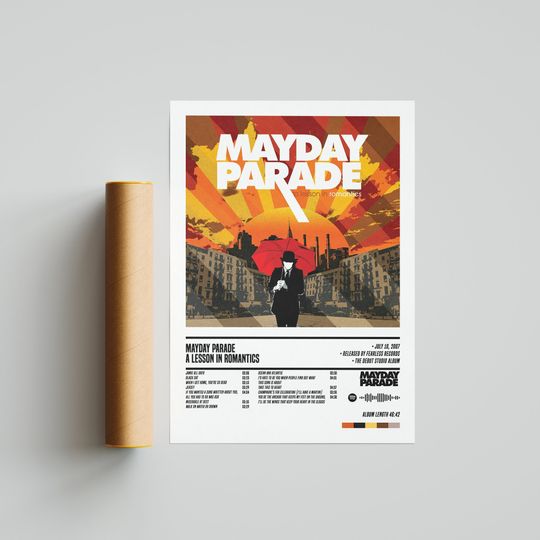 Discover Mayday Parade Posters - A Lesson in Romantics Poster
