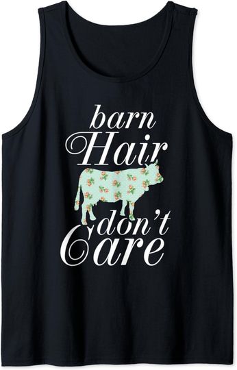 Discover Barn Hair Don't Care Cow Tank Top