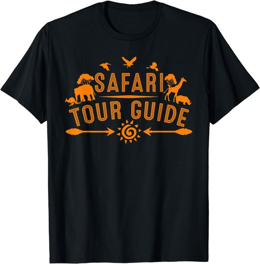 Discover Safari Tour Guide Gift Cool African Safari Men Women T-Shirt