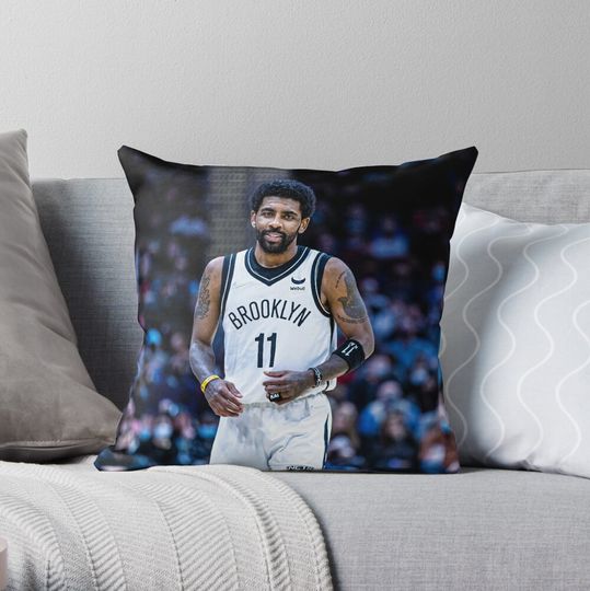 Discover Kyrie Irving #11 Brooklyn Throw Pillow