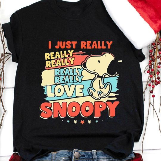 Discover I really really love Snoopy T-Shirt
