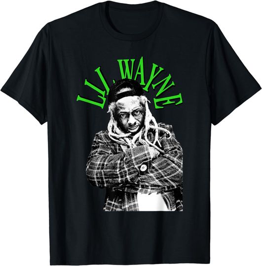 Discover Lil Wayne Green Photo T-Shirt