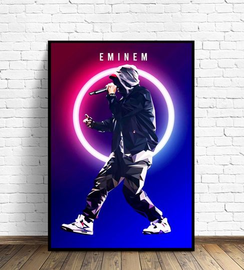 Discover Eminem Music Poster Wall Art, Home decor
