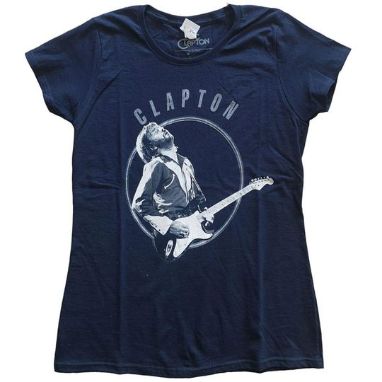 Discover Eric Clapton Ladies T-Shirt: Vintage Photo