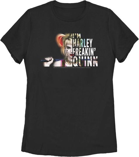 Discover Birds of Prey Harley Freakin' Quinn T-Shirt