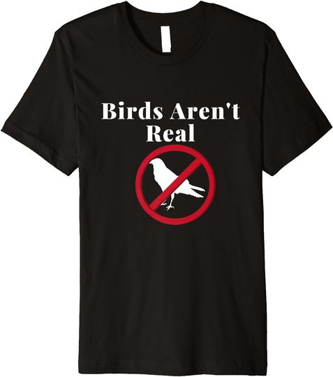 Discover Birds Aren't Real for men women kid Government Spy black Premium T-Shirt