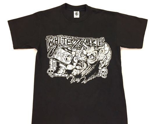 Discover Vintage 90s WHITE ZOMBIE La Sexorcisto Devil Music Vol. 1 1993 tour concert t shirt