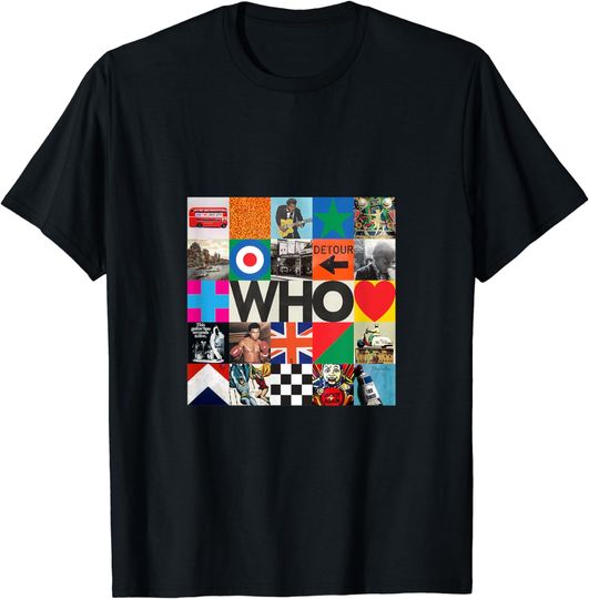 Discover The Who Official 2019 Who Album Cover T-Shirt