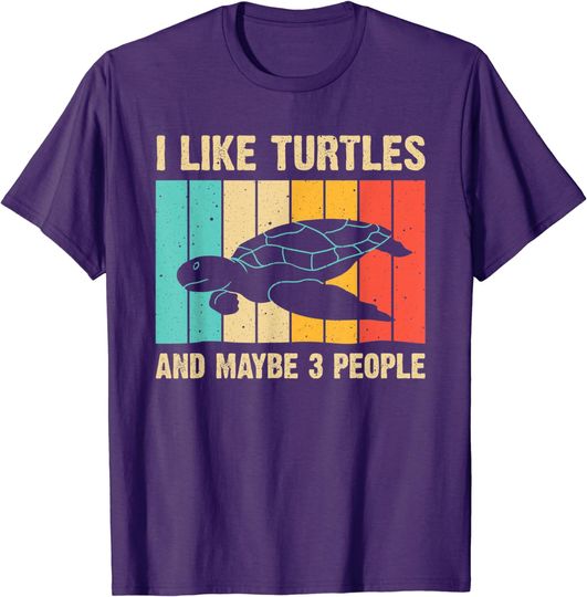 Discover Funny Turtle Design Sea Turtle Lover Men Women Boys Girls T-Shirt