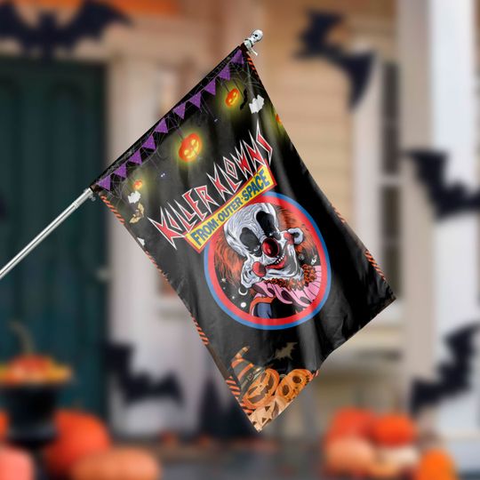 Discover Killer Klowns From Outer Space House Flag