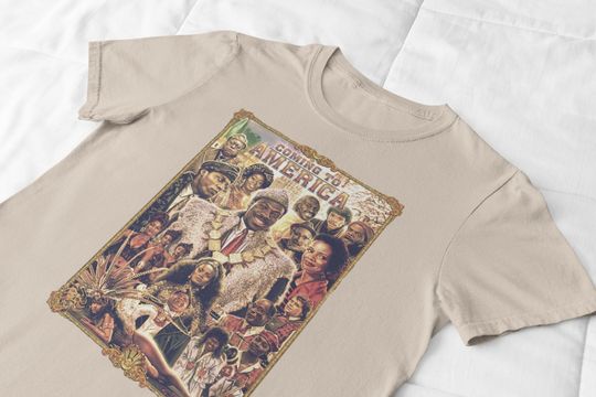 Discover Coming to America Vintage Movie Poster Short Sleeved T-Shirt
