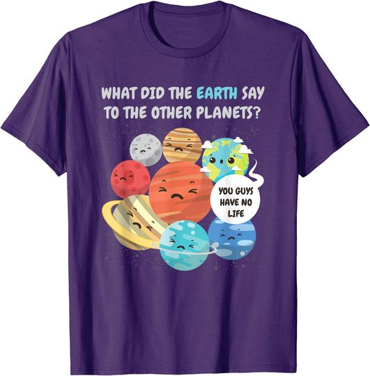 Discover Solar System Planets Gift For Space Geeks T-Shirt