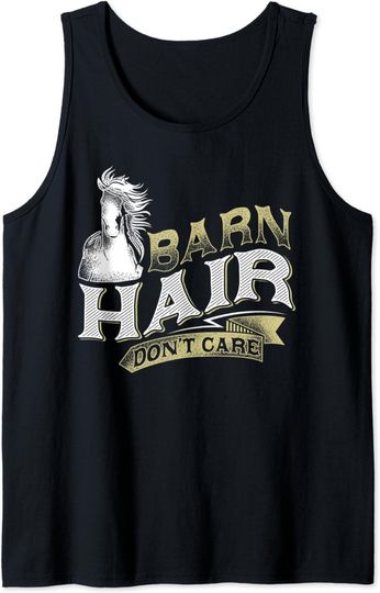 Discover Barn Hair Don't Care Horse Riding Tank Top