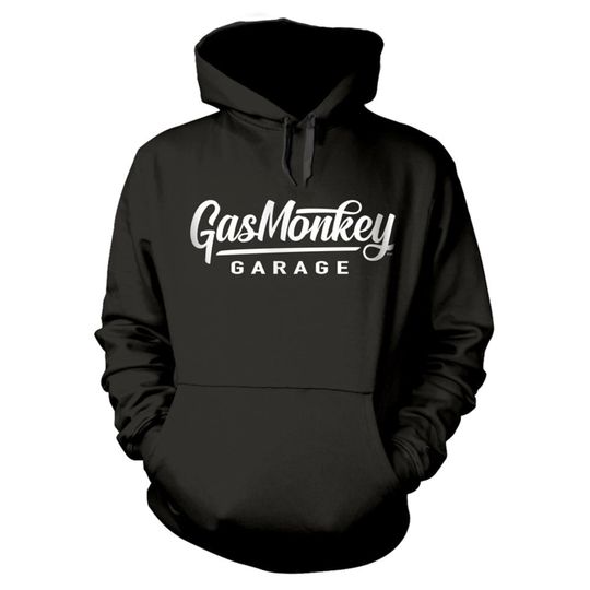 Discover Gas Monkey Garage Unisex Hoodie: Large Script
