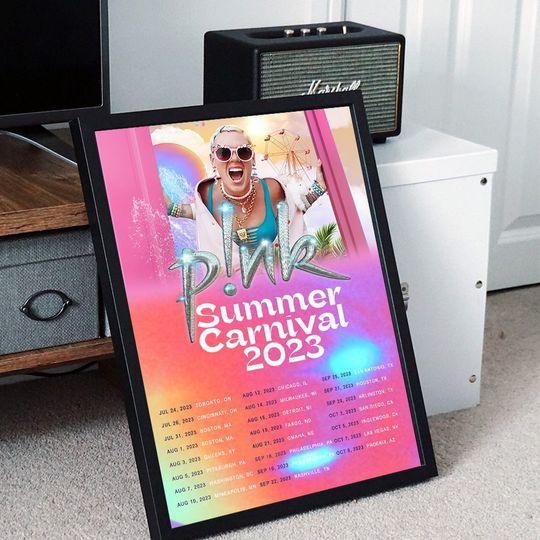 Discover PINK summer carnival tour 2023 poster