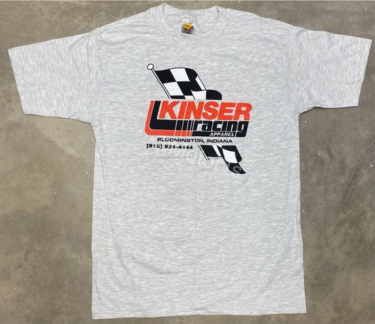 Discover Vintage NOS 1990s Kinser Racing Apparel Sprint Car T Shirt