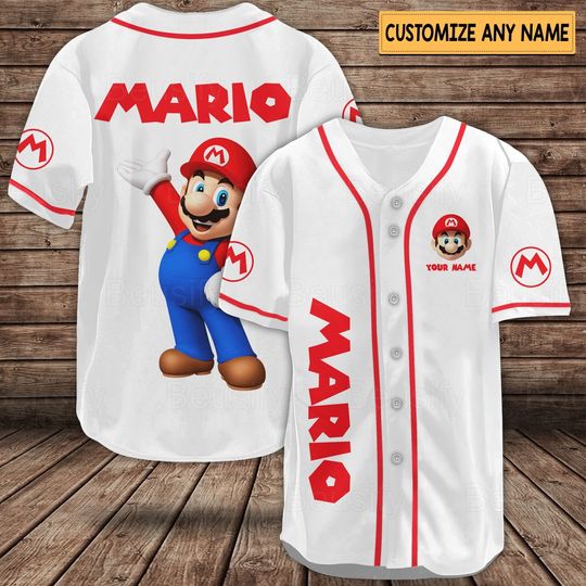 Discover Mario Baseball Jersey - Game Day Style