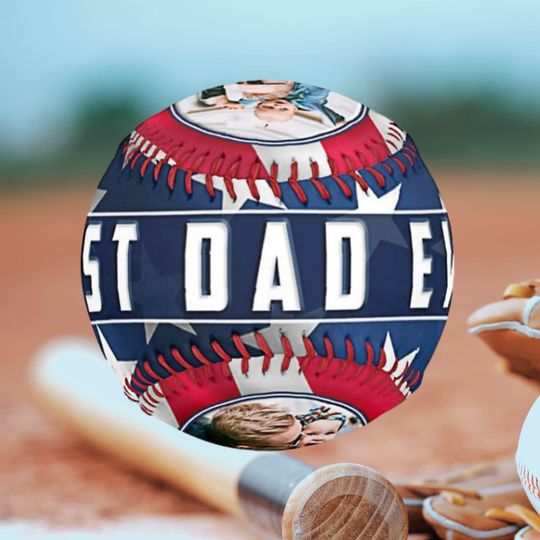 Discover Personalized Photo Baseball Gift, Dad Baseball Lovers