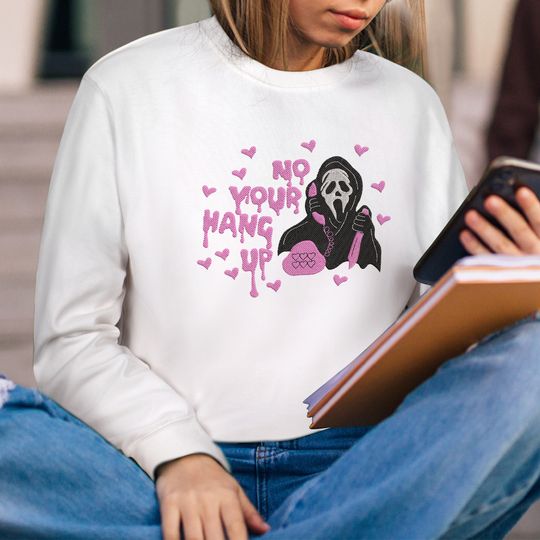 Discover Halloween Embroidered Sweatshirts, Halloween Sweatshirt