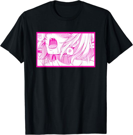 Discover Hentai Anime Manga Kawaii Harajuku Ahegao T-Shirt