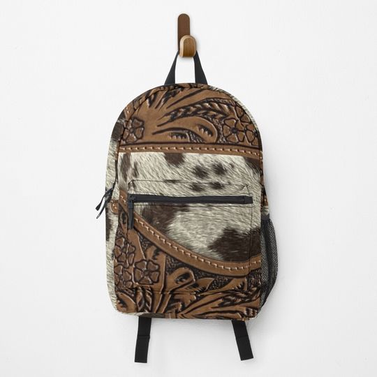 Discover Cowhide and Tooled Backpack