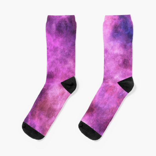 Discover Pink Tie Dye Socks