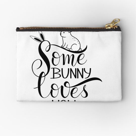 Discover Some Bunny Loves You Quotes Makeup Bags