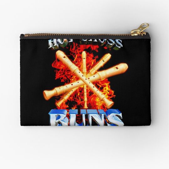 Discover Hot Cross Buns | Perfect Gift Zipper Pouch
