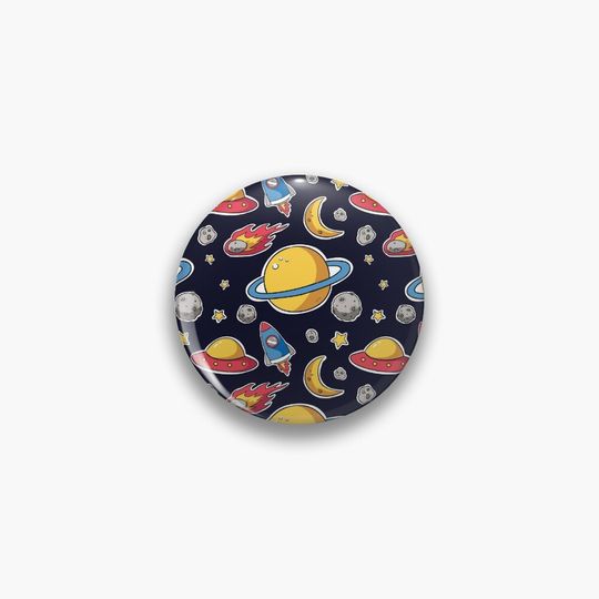 Discover Colorful Space Pattern Collection Pin