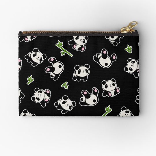 Discover Panda pattern Zipper Pouch