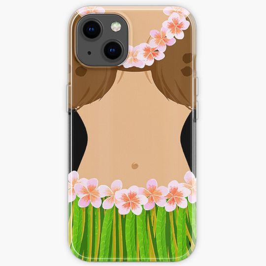 Discover Hawaiian Coconut Shell Bra Halloween Party iPhone Case