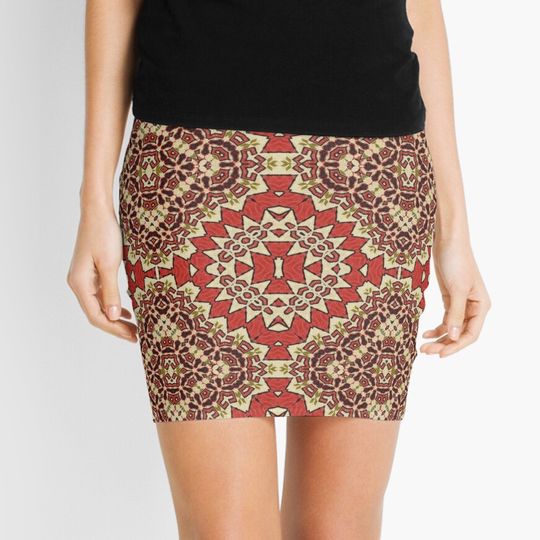 Discover Oriental Rug Mini Skirt